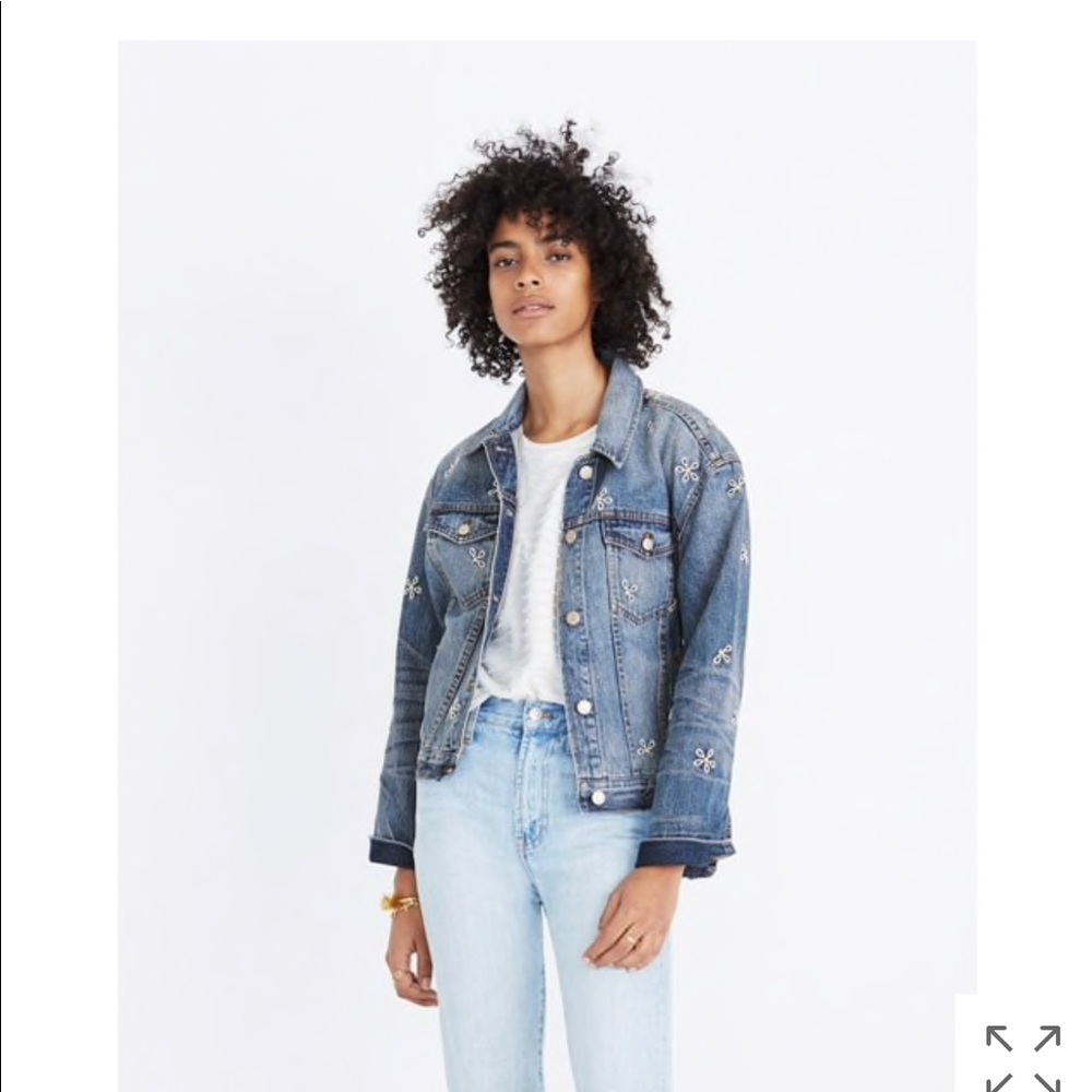 Madewell Daisy Denim Jacket like new!